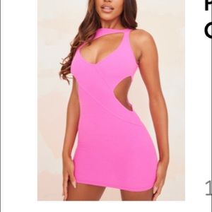 Pretty little thing pink mini dress